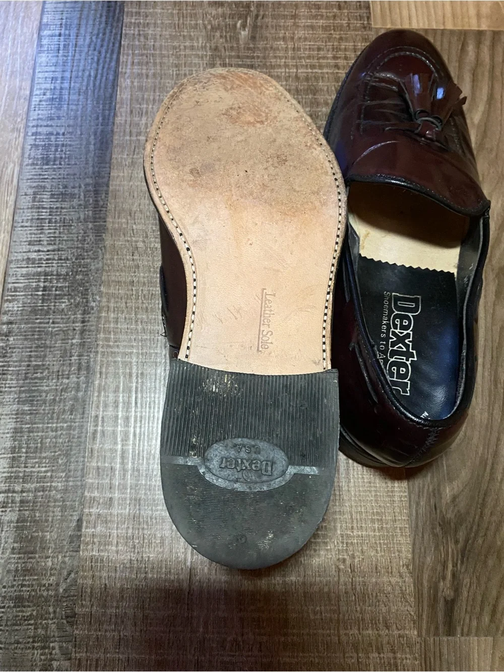 Dexter Men's Cherry Brown Tassel Loafers